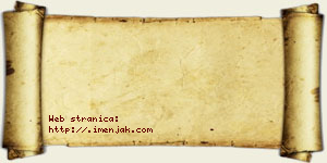 Anđelija Žebeljan vizit kartica